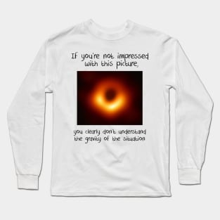 Black Hole First Photo Long Sleeve T-Shirt